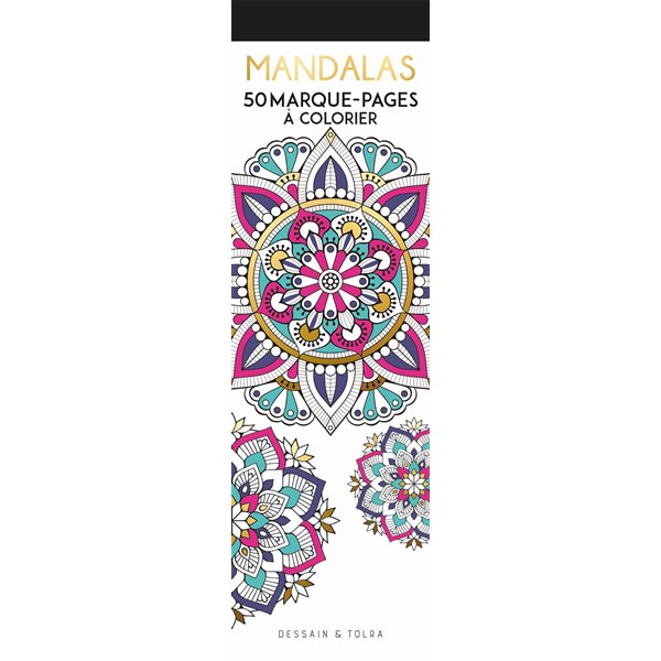 Mandalas : 50 marque-pages à colorier