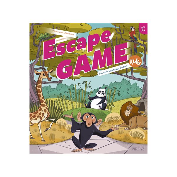 Escape game kids : sauve les animaux du zoo !