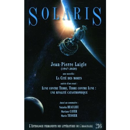 L'Anthologie permanente des littératures de l'imaginaire., Tome 216, Solaris