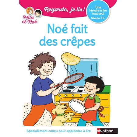 Noé fait des crêpes