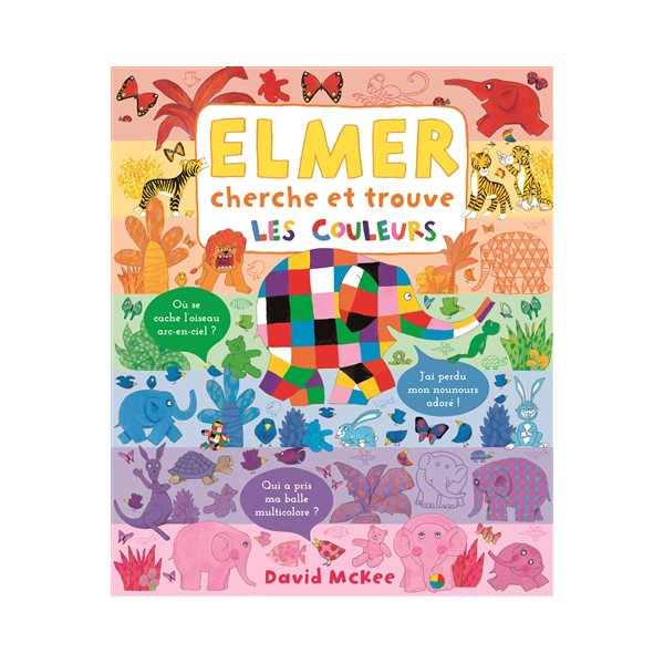 Elmer cherche et trouve les couleurs