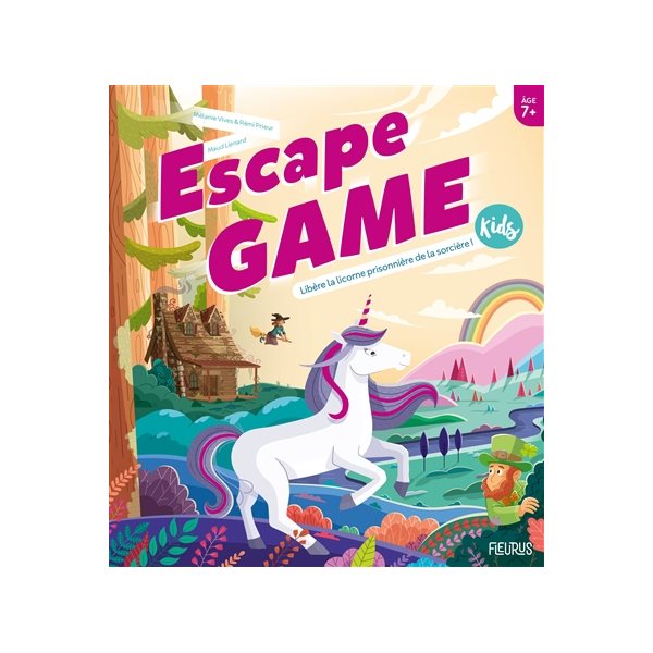 Escape game kids libère la licorne prisonnière de la sorcière !