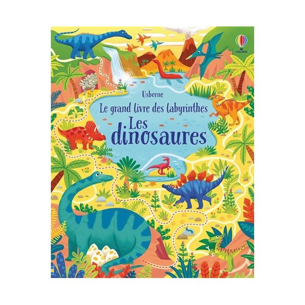 Les dinosaures, Le grand livre des labyrinthes