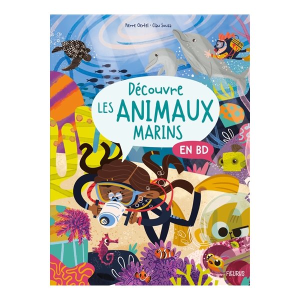 Découvre les animaux marins en BD