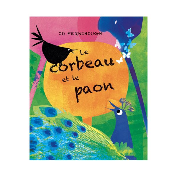 Le corbeau et le paon