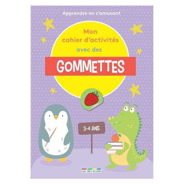 Mon cahier d'activités avec des gommettes PS, 3-4 ans