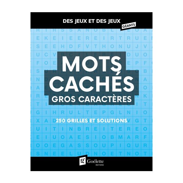 Mots cachés gros caractères