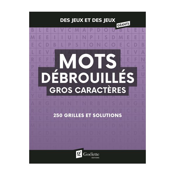 Mots débrouillés gros caractères