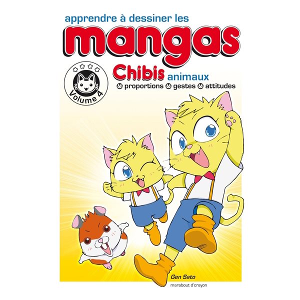 Chibis animaux, Tome 4, Apprendre à dessiner les mangas