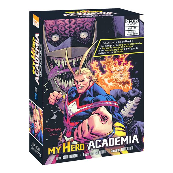 My hero academia : coffret volume 31 + My hero academia smash T.01