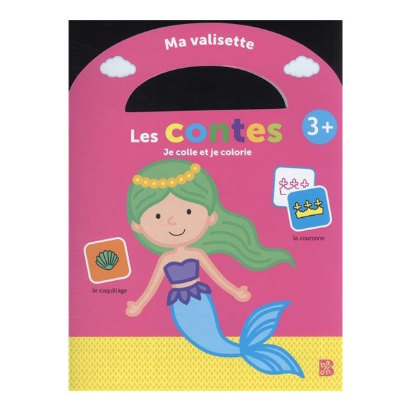 Les contes : je colle et je colorie : 3 +