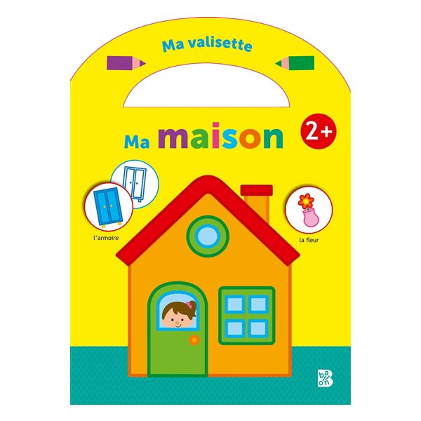 Ma maison : je colle et je colorie : 2 +