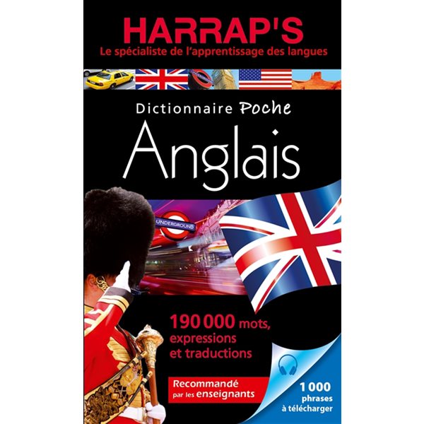 Harrap's dictionnaire poche anglais : anglais-français, français-anglais 2023