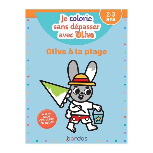 Olive à la plage : 2-3 ans