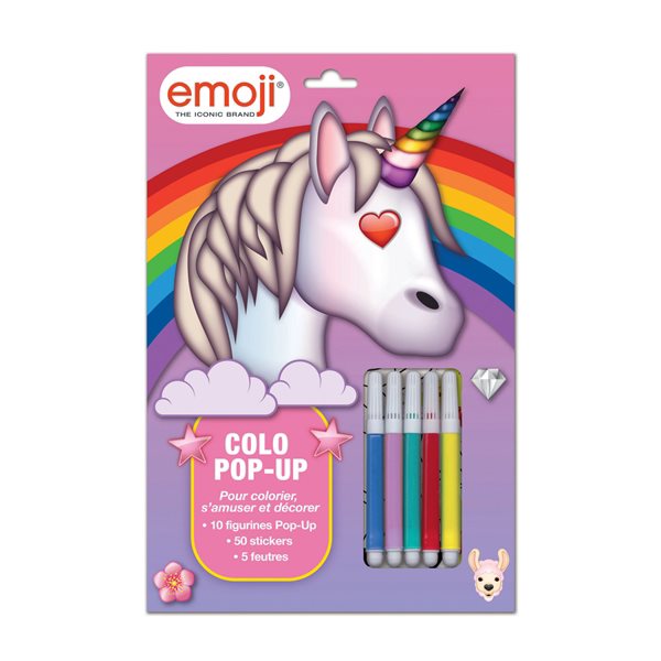 Emoji licorne : colo pop-up