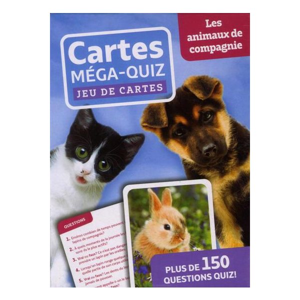 Cartes méga-quiz :Les Animaux de compagnie