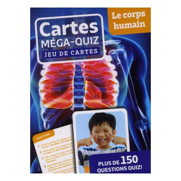 Cartes méga-quiz : Le corps humain