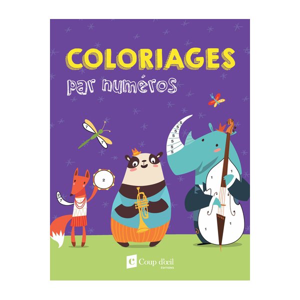 Coloriages par numéros : musiciens