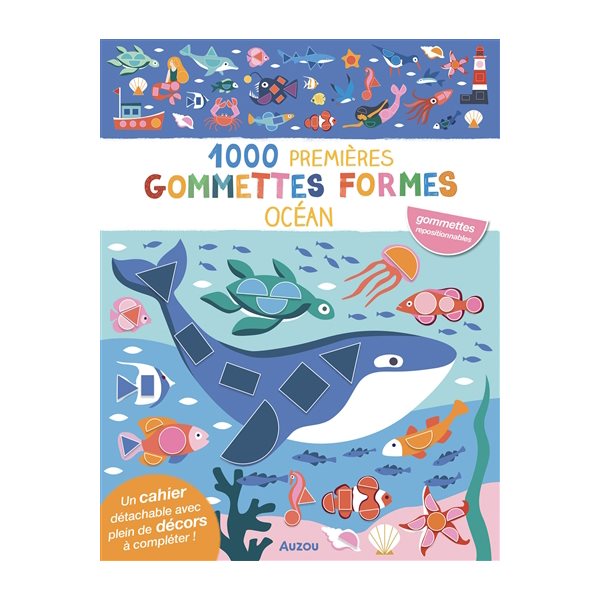 Océan : 1.000 premières gommettes formes