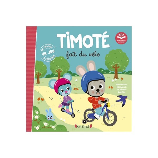 Timoté fait du vélo