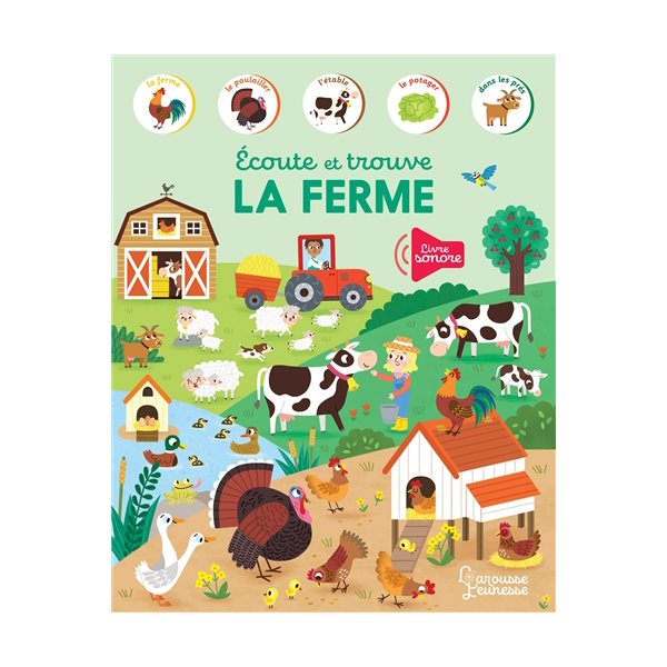 La ferme : écoute et trouve