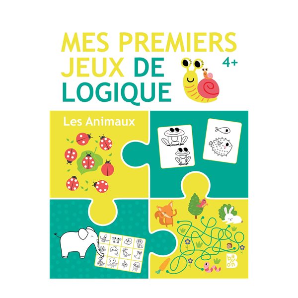 Les animaux : mes premiers jeux de logique : 4+