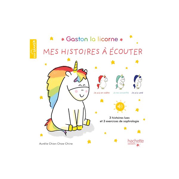 Mes histoires à écouter (+CD) Gaston la licorne