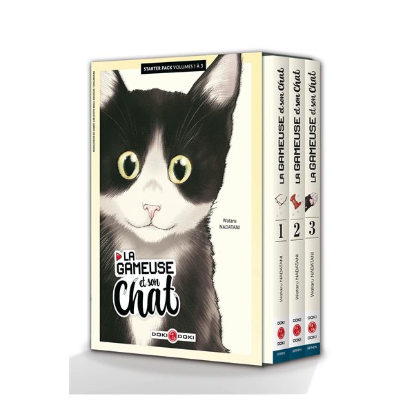 La gameuse et son chat : starter pack volumes 1 à 3