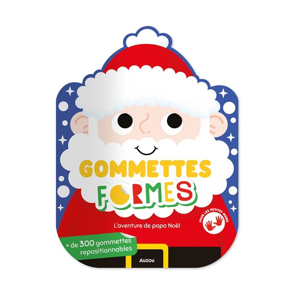 L'aventure de papa Noël : gommettes formes