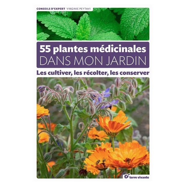 55 plantes médicinales dans mon jardin : les cultiver, les récolter, les conserver