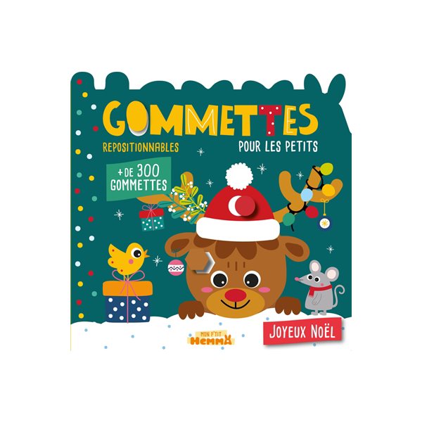 Joyeux Noël : gommettes repositionnables pour les petits