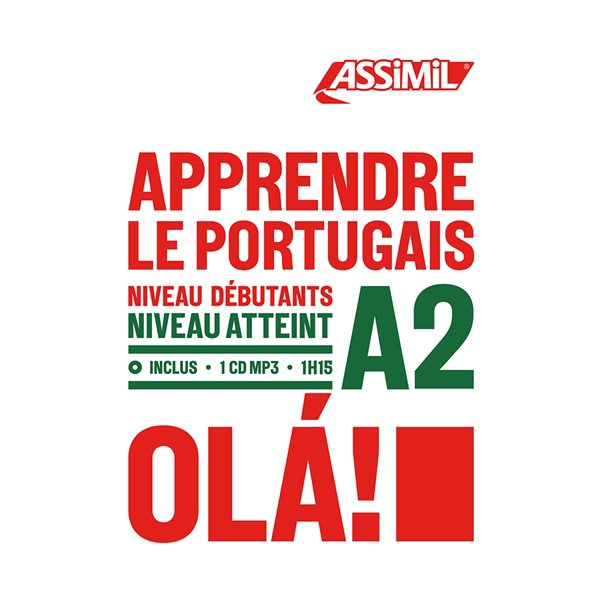Apprendre le portugais : niveau débutants : niveau atteint A2