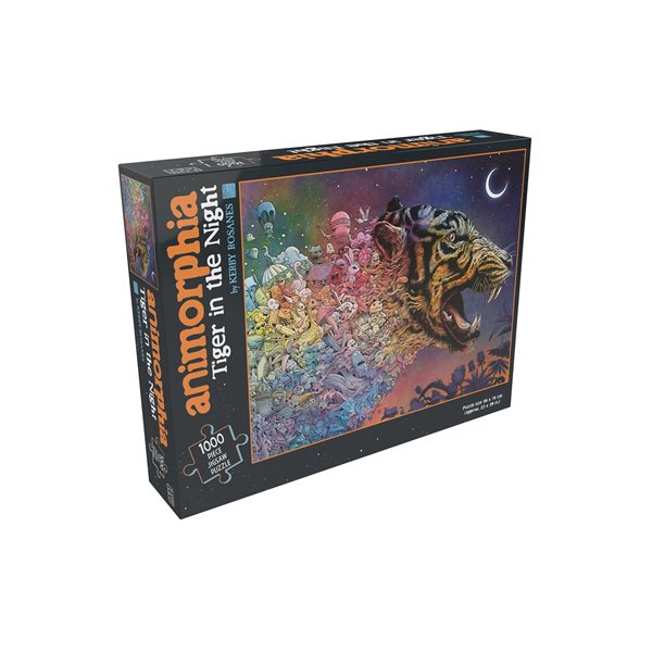Animorphia : tiger in the night : 1.000 pieces jigsaw puzzle