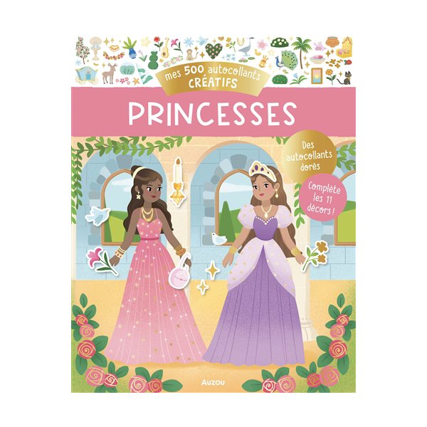 Princesses : mes 500 autocollants créatifs