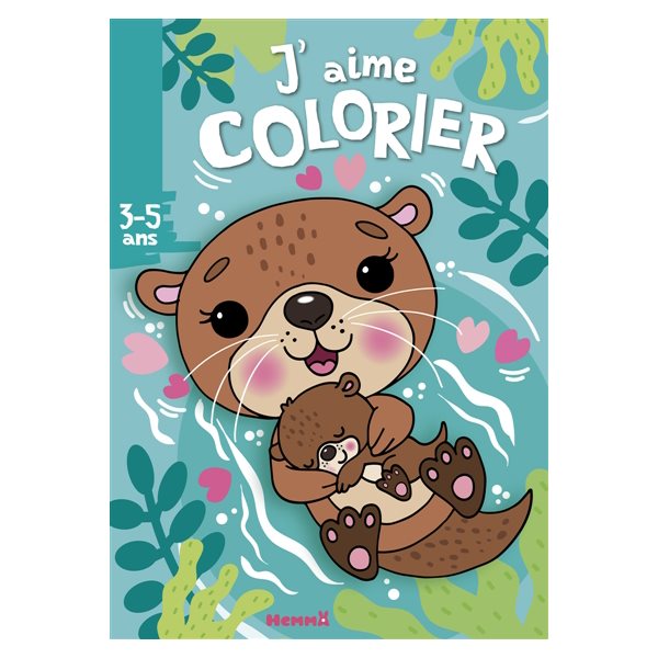 J'aime colorier (3-5 ans) (Loutres)