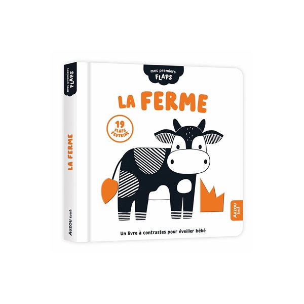 La ferme : un livre à contrastes pour éveiller bébé