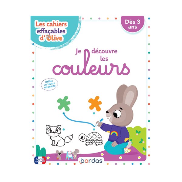 Je découvre les couleurs : dès 3 ans