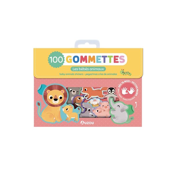 Les bébés animaux : 100 gommettes