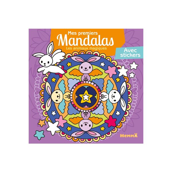 Mes premiers mandalas : Les animaux magiques : Avec stickers