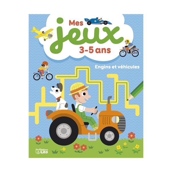 Engins et véhicules : mes jeux 3-5 ans