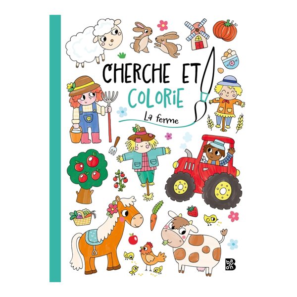 Cherche et colorie : La ferme