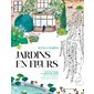 Jardins en fleurs : Carnet de coloriage & vagabondage végétal Avec les modèles en couleur pour inspiration