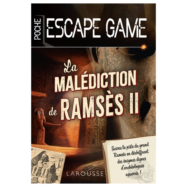 Escape game de poche La malédiction de Ramsès II