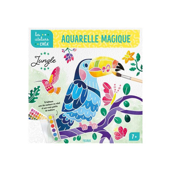 Aquarelle magique : jungle