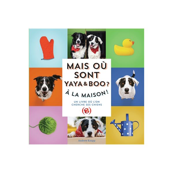 Mais où sont Yaya & Boo ? : à la maison ! : un livre où l'on cherche ses chiens