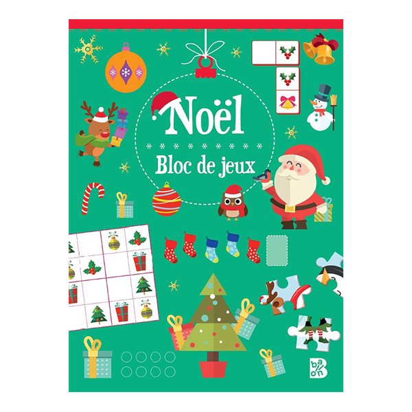 Noël : bloc de jeux