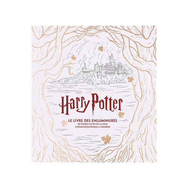 Harry Potter : le livre des enluminures : 80 scènes cultes de la saga cinématographique à colorier