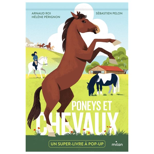 Poneys et chevaux : un super-livre à pop-up