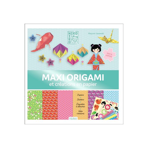 Niko-niko : maxi origami et créations en papier