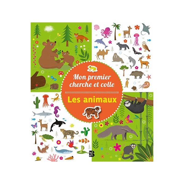 Mon premier cherche et colle : Les animaux